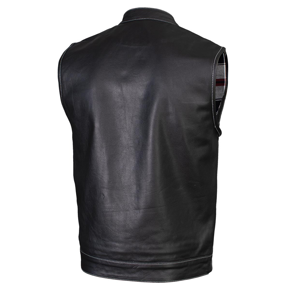 Motorbike Leather Vest